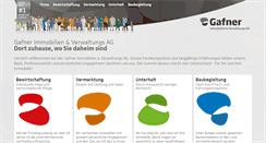 Desktop Screenshot of gafnerimmo.ch